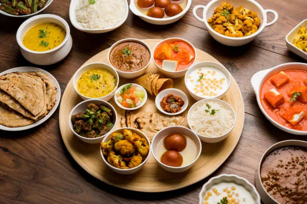 Pure Vegetarian Indian Thali